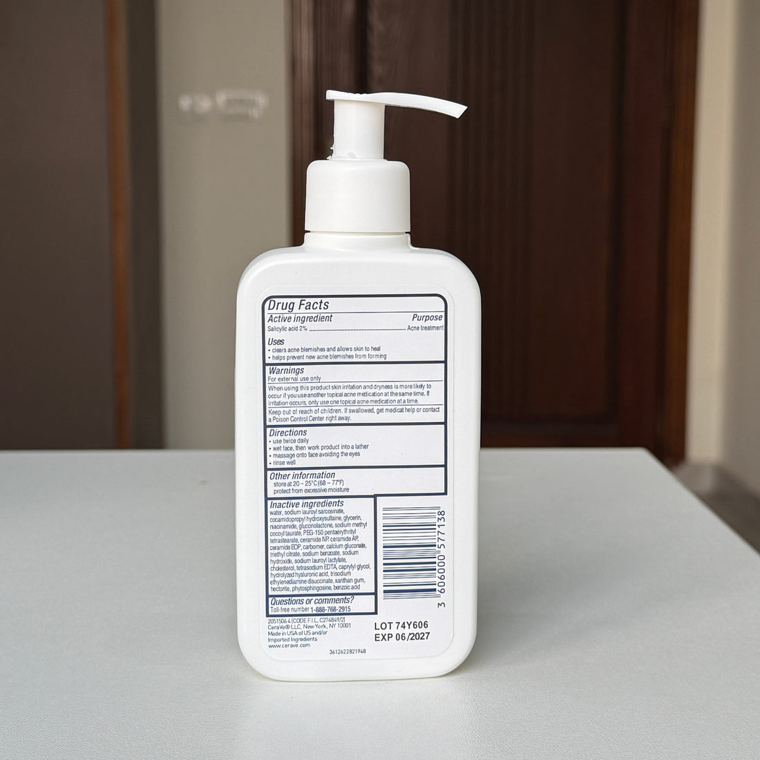 Acne control cleanser 