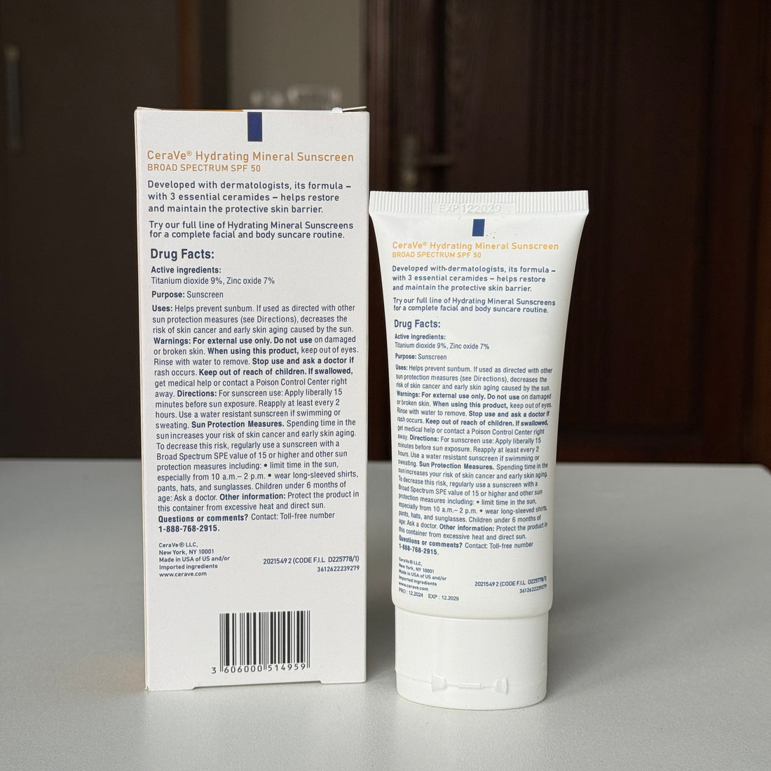 Sunscreen spf50