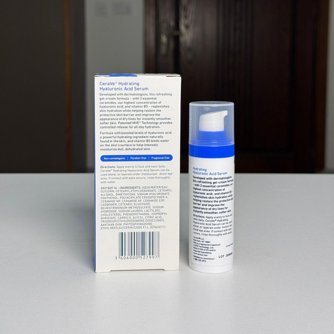 Hydrating hyaluronic acid serum